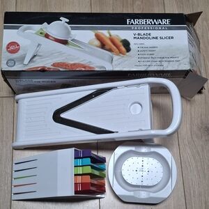 Farberware White V-Blade Mandoline Slicer